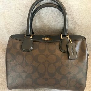 Coach Signature Mini Bennett Satchel Crossbody Bag